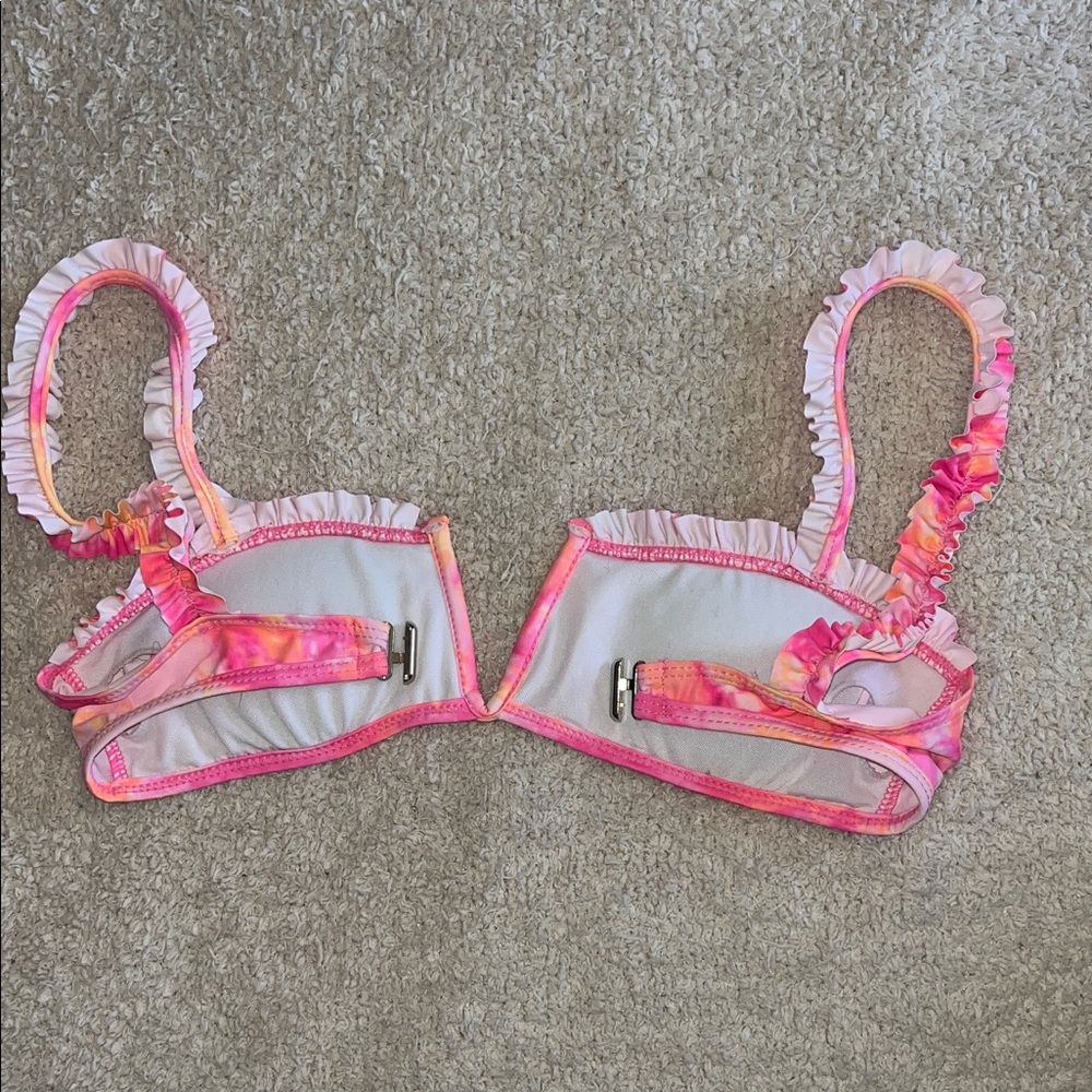 Vibrant Pink and Orange Bikini Set - Picture 6 of 9